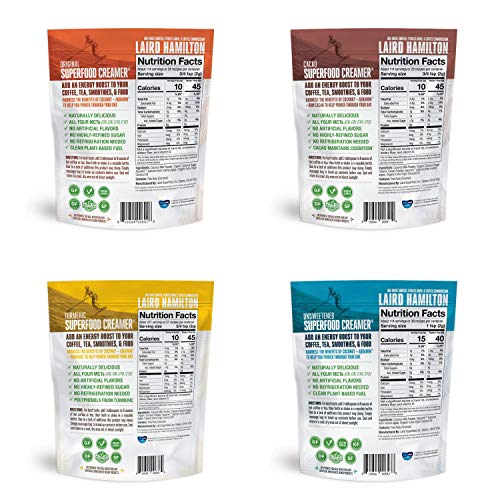 Laird Superfood NonDairy Coconut Powder Coffee Creamer Variety Pack