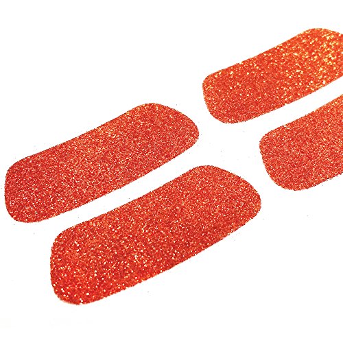 image for EyeBlack Orange Softball Glitter Eye Black Strips, 2 Pair
