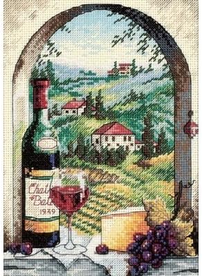 Gold Petite Dreaming Of Tuscany Counted Cross Stitch Kit SO12