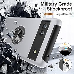 JAME Case for Pixel 6A Cases with Screen Protector