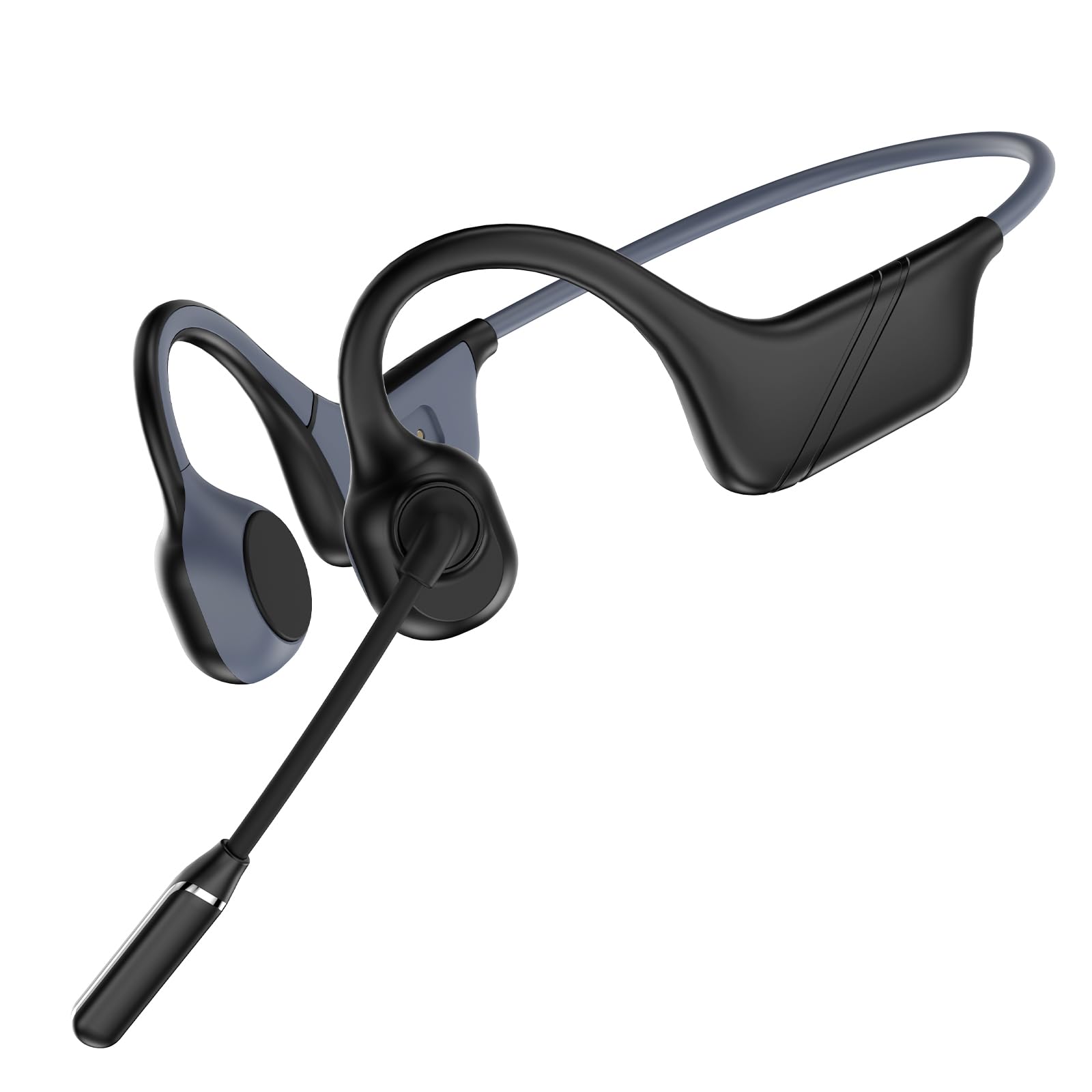 Photo 1 of **SELLLING FOR PARTS**Bone Conduction Headphones with AI Noise-Canceling Mic, Double-Tap Mute, Bluetooth 5.4 Dual Device, Open-Ear Safe for Truck Drivers, All-Day Comfort & Clear Calls for Work,Meetings,Online Class(BLACK