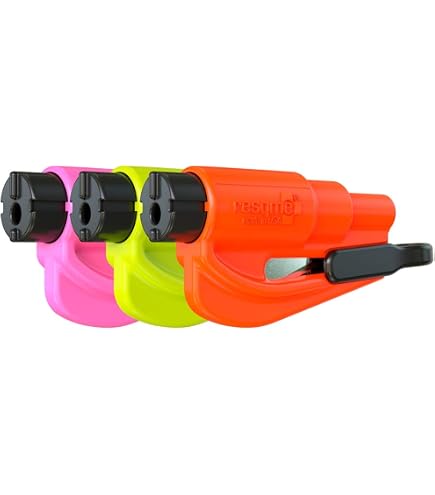 Brise-vitre Et Coupe-ceinture 2 En 1 - Lot De 2, Sécurité Voiture, Ressort Haute Pression, Lame Inox