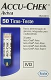 Accu-chek Aviva Glucose Test Strips, 50 count - No Code KEY