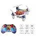 Cellstar CX-10D Mini Drone for Kids, 4CH 2.4GHz 6-Axis Gyro Rechargeable RC Quadcopter with Altitude Hold and 3D Flips (Multicolor)