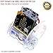 MakerFocus DIY Smart Car BBC Micro:bit Kit Car Acrylic Programmable with Ring:bit Board and 360 Degree Servo for Road Design Enable to Draw Graphics,Small Size Cute Outlook (Without Micro:bit Board)