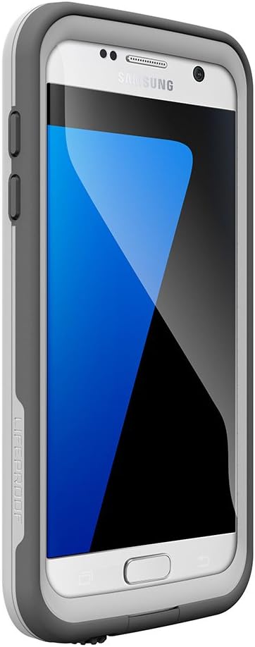 LifeProof FRĒ SERIES Waterproof Case for Samsung Galaxy S7 - Retail Packaging - AVALANCHE (BRIGHT WHITE/COOL GRAY)