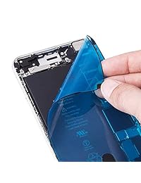 Adhesivo adhesivo precortado impermeable MMOBIEL 2X compatible con iPhone 6 Plus 6S Plus (blanco) para marco de pantalla LCD