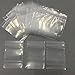 100pcs Thick Transparent Small Zip Lock Plastic Bags,Reclosable Plastic Poly Bag Jewelry Packaging Bags
