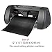 Black Glossy Vinyl Sheets - 12 Pack 12