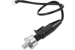 AYNEFY Pressure Transducer Sender Sensor, 30 100 150 200 300 500 psi 1/8NPT Thread Stainless Steel Compatible with Oil Fuel Air Water (150 psi)