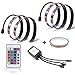 EveShine Bias Lighting TV Backlight for HDTV LED Strips Led Lights with Remote Control, 2 RGB LED Strip Home Multi Color RGB LED Neon Accent TV Lighting for Flat Screen TV Accessories, Desktop PC