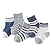 Baby Boys Girls Socks Best Infant and Toddler Gift, Kids Socks Ankle Soft Cotton Assorted Walkers Sock (Dark blue S 0-1)
