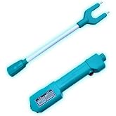 Cattle Prod Waterproof Cattle Prod with LED Light, Rechargeable Electric Livestock Prod