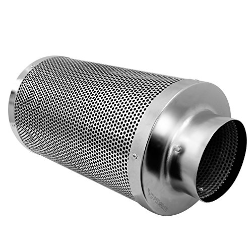 VIVOSUN-6-Inch-Air-Carbon-Filter-Odor-Control-with-Australia-Virgin-Charcoal-for-Inline-Fan-Pre-filter-Included-400CFM
