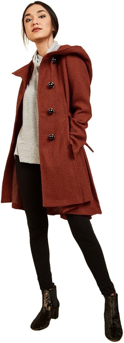 ladies red padded coats