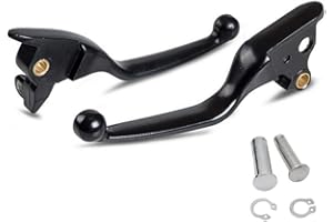 S SYUU Black Brake Clutch Hand Lever Sets Pairs Aftermarket Part Compatible with Harley Davidson Touring FLHX FLHT FLHR FLTR 