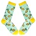 HAPPYPOP Pineapple Socks For Women - Funny Hawaiian Gifts, Tropical Fertility Fruit Socks, Gifts For Fruit Lovers