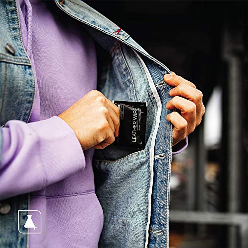 Sneaker LAB Leather Shoe Cleaning & Conditioning Wipes | 12 Individual Wipes Per Pack | Welcome To The Future Of Shoe Care