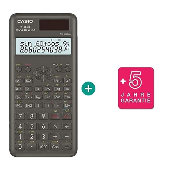 Casio FX-85MS 2 + Garantieverlängerung auf 60 Monate