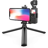 Smatree OSMO Pocket 2 Phone Holder Set Expansion Accessories | With 1/4" Thread Screw and Tripod with DJI OSMO Pocket 2/ OSMO Pocket and Smartphone
