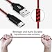 USB Type C Cable,YouCoulee 3 Pack 3.3Ft 6.6Ft 10Ft USB C Cable Nylon Braided Long Cord USB Type A to C Fast Charger for Samsung Galaxy S9 S9+ Note8 S8+, Apple Macbook, LG G6 V20, Pixel, Nexus 6P (Red)