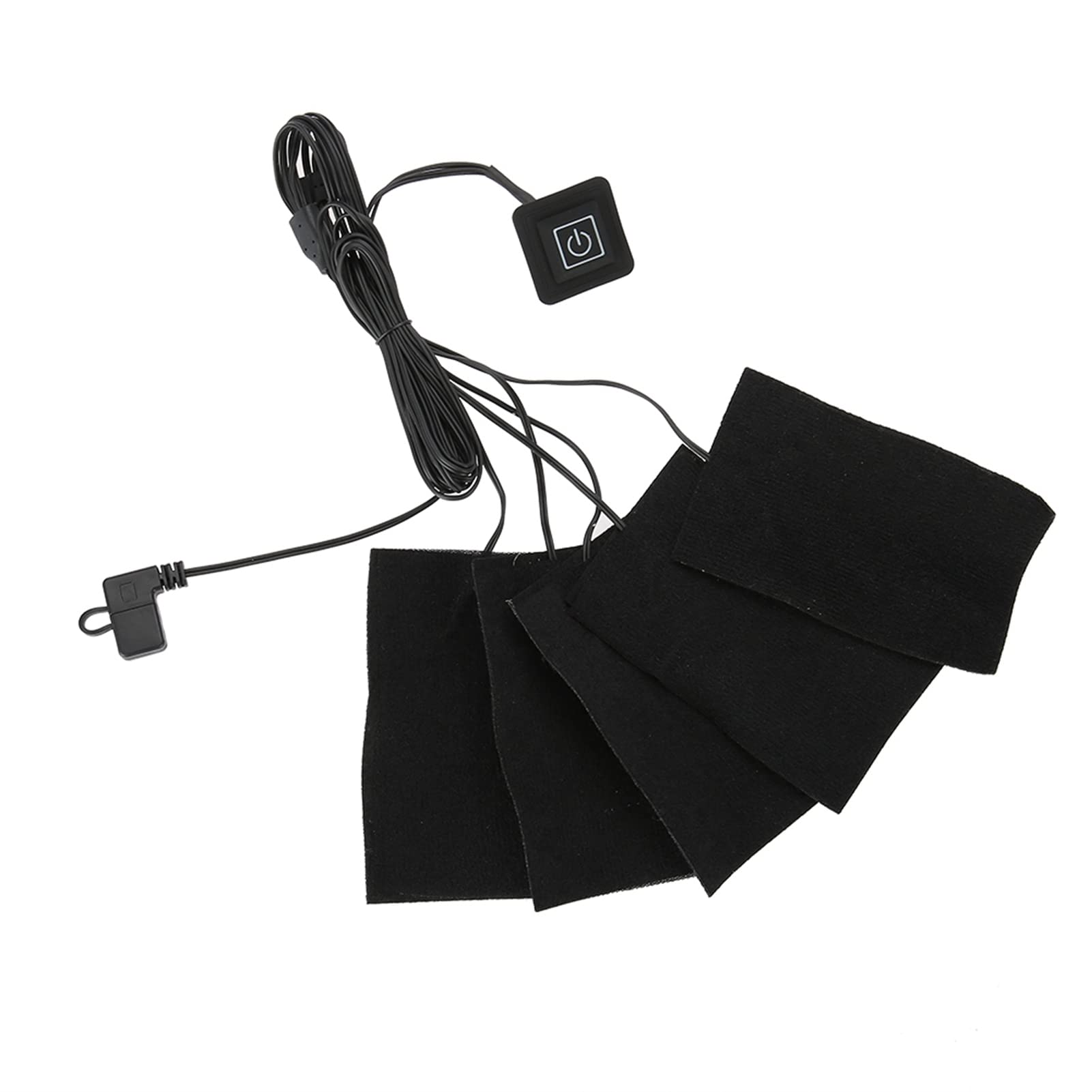 Photo 1 of Portable Cloth Heaters, Clothes Heating Pad with 5pcs Heating, USB Electric Heated Pad Adjustable Temperature Warmer for Outdoor Winter Clothes Seat Pet Dogs and Cats Warmer