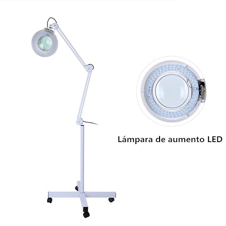 aumento 220v 5x dioptria led lupa