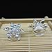 Jovono Boho Hair Clips Silver Crystal Headpieces Wedding Snow Hair Accerssories for Women and Girls (Set-2)