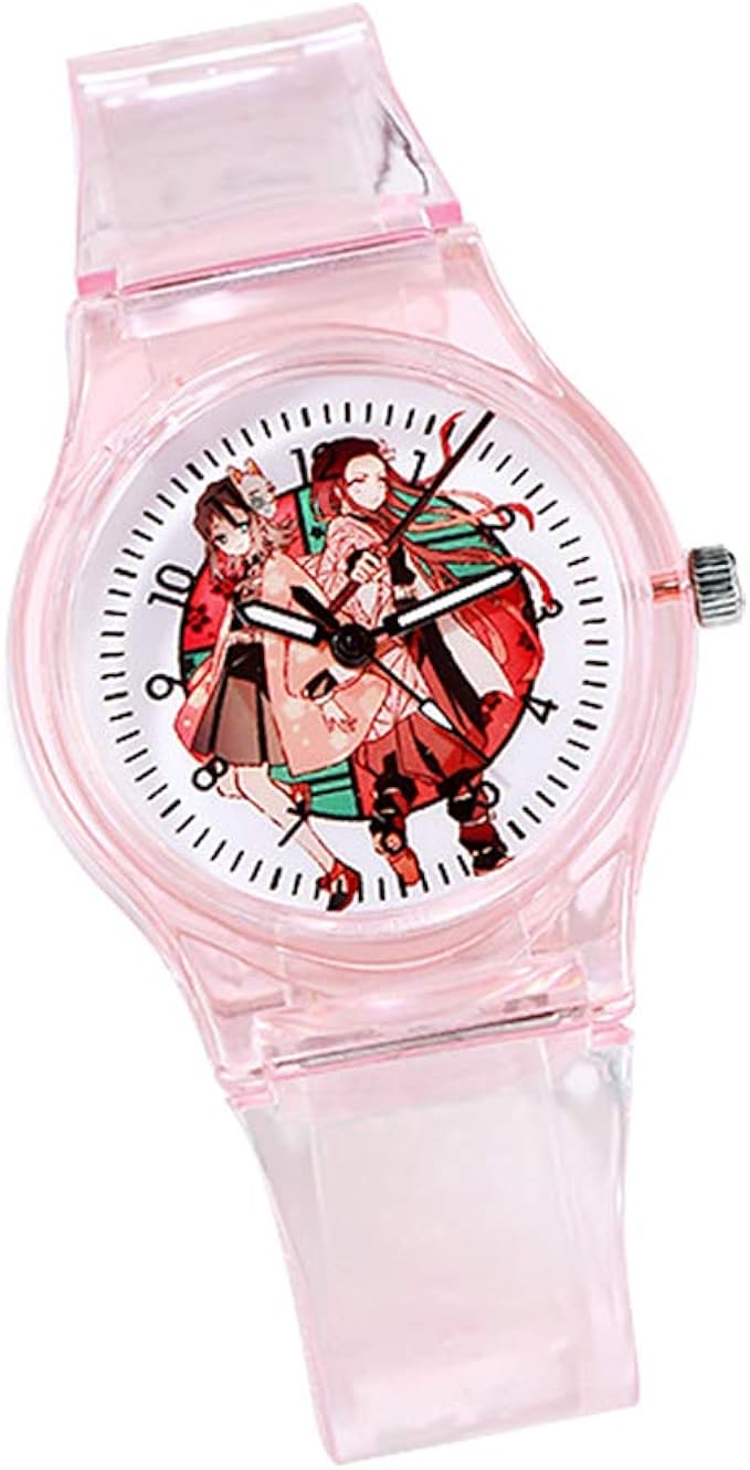 Amazon For 鬼 之刃 腕時計 子供 クォーツ時計for 鬼滅の刃 腕時計 子供 キッズ ボーイズ ガールズ ウォッチ キッズ 女の子 男の子 カジュアル かわいい 入学 入園 誕生日 プレゼント 炭治郎 禰豆子 善逸 義勇 しのぶ For 鬼滅の刃 グッズ A
