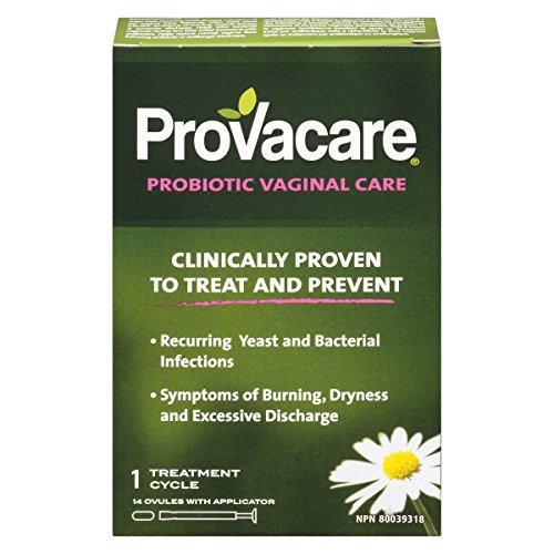 Provacare Probiotic Vaginal Care, Natural Treatment for Vaginal Yeast and/or Bacterical Infection, 14-Count