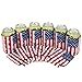 QualityPerfection - Set Of 12 - USA Flag Wind Neoprene Can Cooler Sleeve Collapsible Coolie Economy Bulk Insulation with Stitches Perfect 4 Events,Custom DIY Projects Variety of Colors