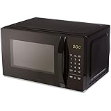 Amazon Basics Microwave, Small, 0.7 Cu. Ft, 700W, Works with Alexa