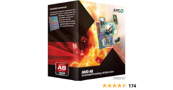 Amazon Com Amd A8 3870k Apu With Amd Radeon 6550 Hd Graphics 3 0ghz Unlocked Socket Fm1 100w Quad Core Processor Retail Ad3870wngxbox Electronics