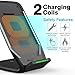 FosPower Qi Wireless Charger 10W Charging Pad for iPhone 11, 11 Pro, 11 Pro Max, XR, Xs Max, XS, X, 8, 8 Plus, Galaxy S10 S9 S8, Note 10 (AC Adapter Not Included)