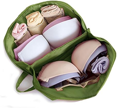 GIANCOMICS Multi-Functional Travel Underwear Bra Organizer Bag Luggage Organizers Packing Cubes Portable Lingerie Storage Bag - Compression Pouches For Underwear, Bra, Socks, Cosmetic