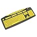 Keys-U-See Large Print Keyboard-Yellow w-Blk Print
