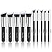 Tancy Koki Makeup Brushes Set 10 Pcs Blending Blush Premium Soft Synthetic Kabuki Foundation Eyeliner Eyeshadow Cosmetic Brushes with1 Free Makeup Brush Egg Brush Cleanner