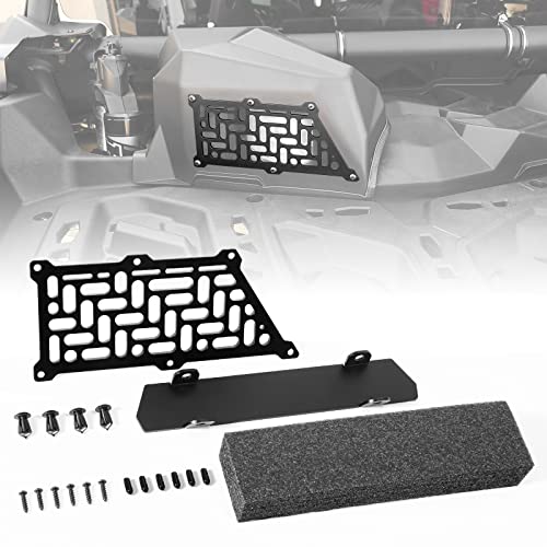 Kemimoto X3 Noise Reduction Kit Air Clutch Intake Relocation kit Compatible with Can Am Maverick X3 Max Turbo R RR XRC XRS 2017 2018 2019 2020 2021 2022 2023 2024 2025 Foam Included