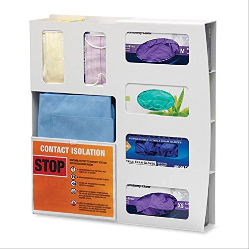 White ABS Quad Isolation Station 22.875"W x 4.375"D x 22.875"H Buy