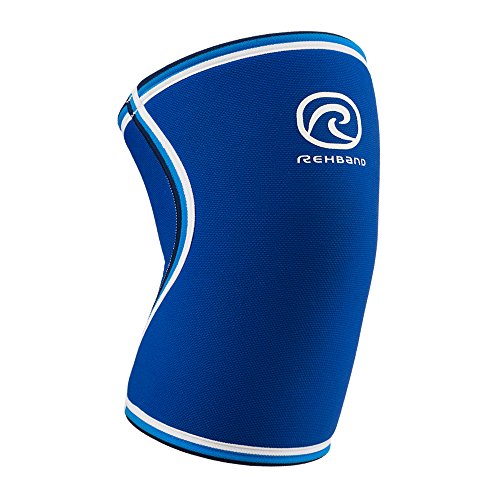 Rehband Knee Support Sleeve - 7084-7mm - Blue - XLarge - 1 Sleeve