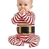 Baby Clothes, Efaster Toddler Boys Girls Polka Dot Striped Christmas Soft Romper