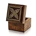 ShalinIndia Wooden Box for Jewelry Handmade - Wood Trinket Box - Perfect for Rings, Earrings, Toe Rings & Cuff Links