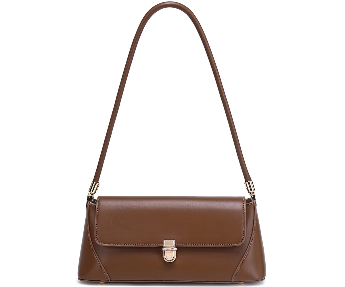 Photo 1 of WSRYDJDL Shoulder Bags for Women Vintage Handbag Retro Classic Small Purse Cute Hobo Tote Handbag Mini Clutch Purse (Brown)