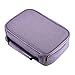 UTRO Pencil Case, 72 Slots Multi-functional Large Capacity Pens Case Pencil Pouch Wrap Coloring Pencil Holder Organizer Stationary Bag with Interior Zippered Pocket for Small Accessories (Purple)