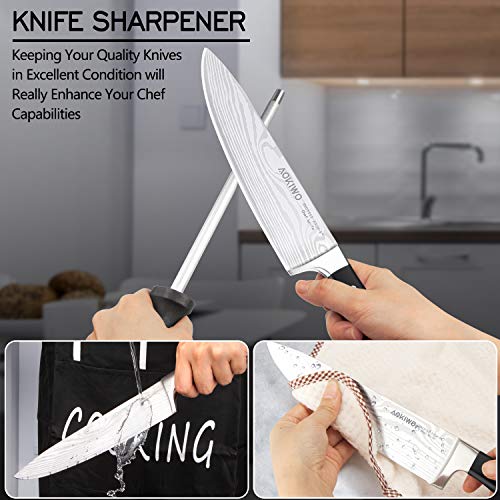 3 Kitchen+Germany+Stainless+Professional+Full+Tang