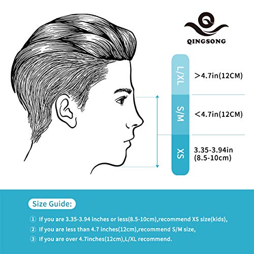 image for QingSong Full Face Snorkel Mask with Newest Breathing System, Give You