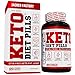 Keto Diet Pills - Weight Loss Supplement for The Ketogenic Diet - Fat Burner, Appetite Suppressant, Electrolytes - Premium Fat Burning L-Carnitine, Chromax, Ashwagandha, EGCG, More - 120 Veggie Pills