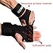gym4you Fitness Grips – Crossfit Gloves with Bonus Shaker – Ideal Workout Gloves for Gym, Cross Training or Weight Lifting – Suits Men & Women – Leather Padding for Best Palm Protection - (Black - L)