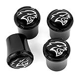 High-End Motorsports Hellcat Valve Stem Caps - Challenger SRT Hellcat - Charger SRT Hellcat (Black)