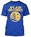 Splash Brothers Shirt Stephen Curry Klay Thompson Bros (Royal Blue, L)